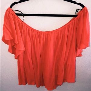 Forever 21 crop top off the shoulders